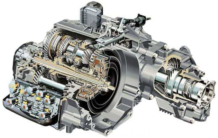 Hình ảnh một hộp số bán tự động