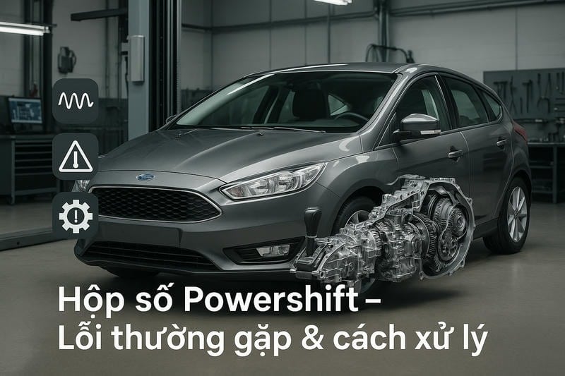 Hộp số Powershift trên ford focus