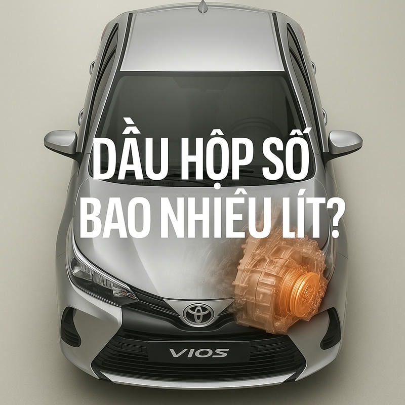 Thay dầu hộp số toyota vios bao nhiêu lít