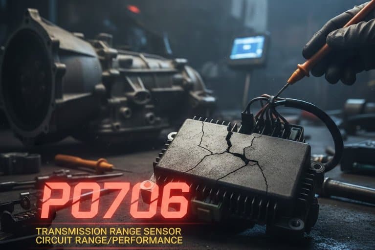 Mã lỗi P0706 liên quan cảm biến vị trí cần số trên hộp số tự động.