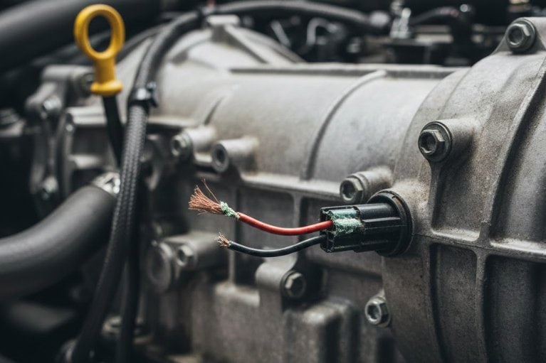 Cảm biến tốc độ trục đầu vào hộp số liên quan mã lỗi P0717.