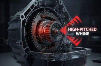 Hộp số phát ra tiếng hú do mài mòn cơ khí ở bánh răng, bạc đạn hoặc bề mặt truyền lực.