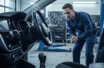 Kỹ thuật viên VATS kiểm tra hộp số và hệ thống truyền động để chẩn đoán nguyên nhân xe rung khi vào số