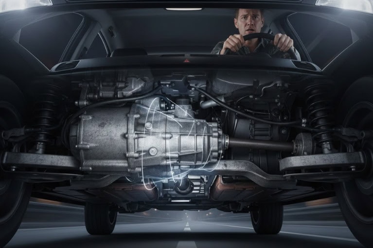 Hộp số bị hú khi leo dốc