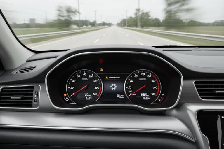 Vòng tua máy tăng cao nhưng tốc độ xe không tương ứng do trượt số hộp số.