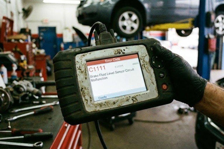 Máy chẩn đoán chuyên dụng hiển thị mã lỗi C1111