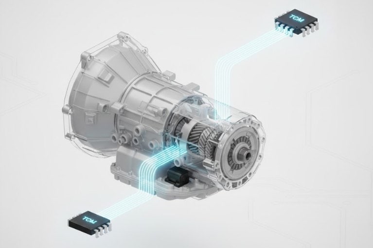 Hình ảnh minh họa TCM giao tiếp ECU trong cơ chế phát sinh mã lỗi P0700.