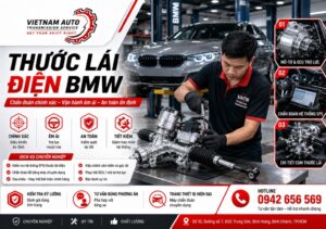 Poster dịch vụ sửa thước lái điện BMW tại VATS