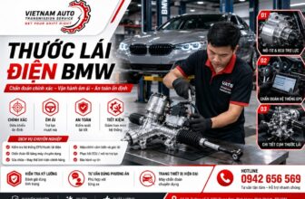 Poster dịch vụ sửa thước lái điện BMW tại VATS