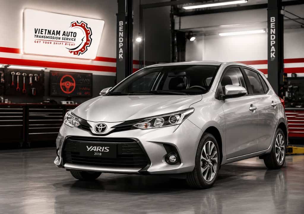 Tay lái xe Yaris 2018 dùng trợ lực điện EPS trong garage VATS