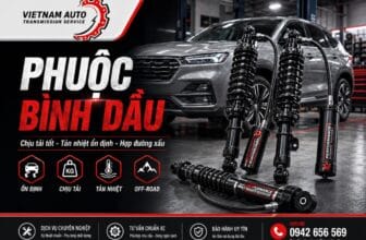 Phuộc bình dầu ô tô giúp xe ổn định hơn khi đi đường xấu hoặc chở tải.