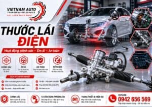 Infographic thước lái điện là gì và dấu hiệu hư hỏng thường gặp