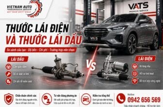 So sánh thước lái điện và thước lái dầu.