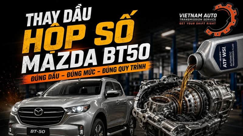 Thay dầu hộp số mazda bt50 thumbnail
