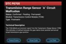 Mã lỗi P0705 có nguy hiểm không? Có phải hỏng hộp số?