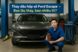 Thay dầu hộp số Ford Escape: loại Dầu, dung tích, bảng giá